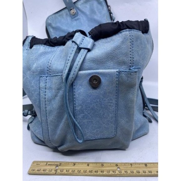 Botkier Warren Navy Bluegunmetal Leather Backpack main image 10